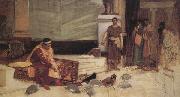 John William Waterhouse The Favourites of the Emperor Honorius china oil painting reproduction